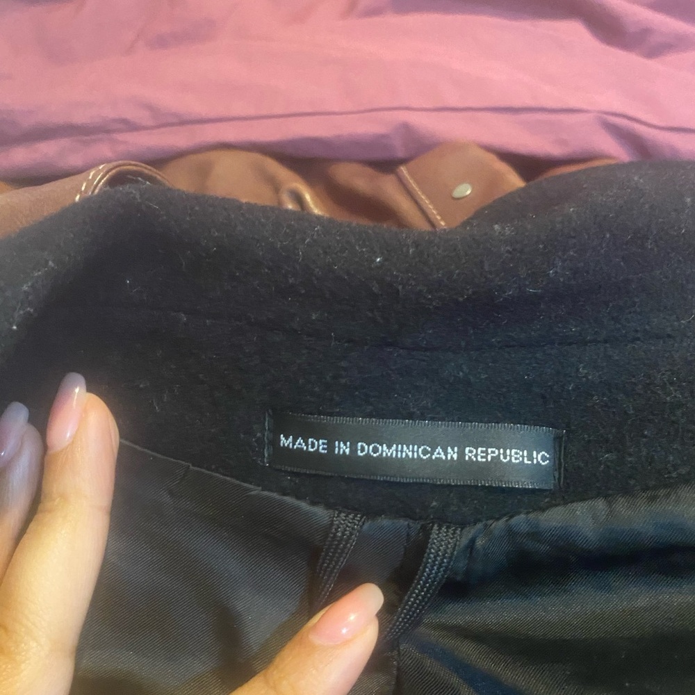SOLD - Ralph Lauren Black Wool over Coat - Picture 4 of 7
